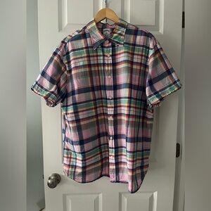 Brooks Brothers Multicolor Plaid Short Sleeve Shirt